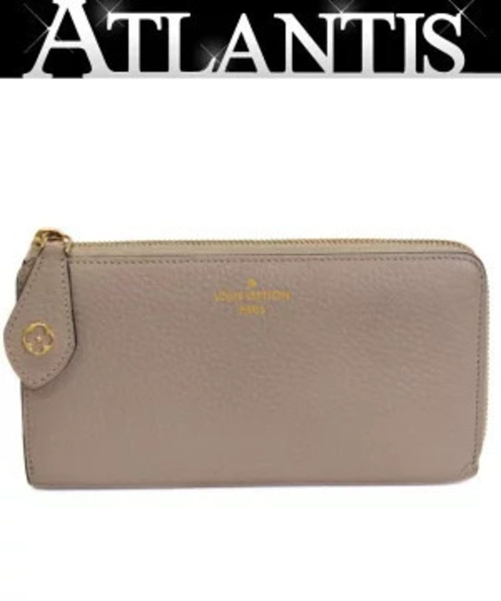 Louis Vuitton Portefeuille Comet L shaped Zipper Long Wallet Taurillon Leather